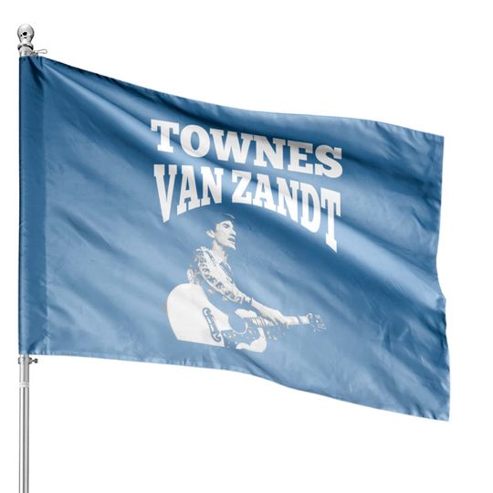 Discover American singer-songwriter legend fans gift - Townes Van Zandt American Songwriting - House Flags