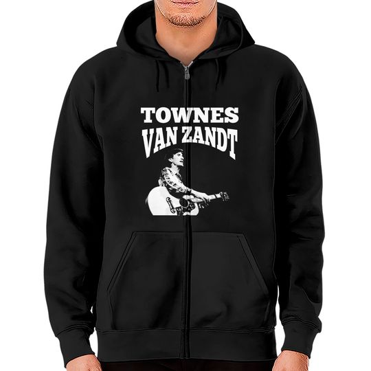 Discover American singer-songwriter legend fans gift - Townes Van Zandt American Songwriting - Zip Hoodies