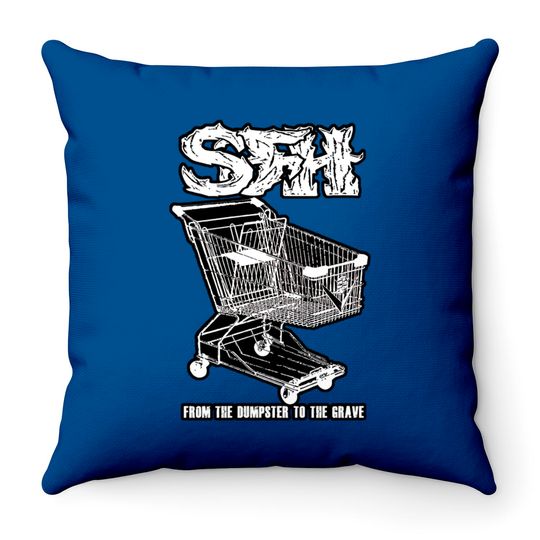 Discover Star Fucking Hipsters From The Dumpster To The Grave - Ska Punk - Throw Pillows