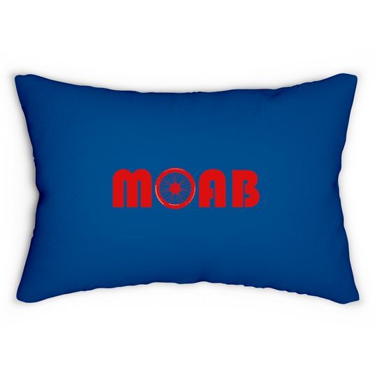 Discover Moab (Bike Wheel) - Mountain Bike - Lumbar Pillows