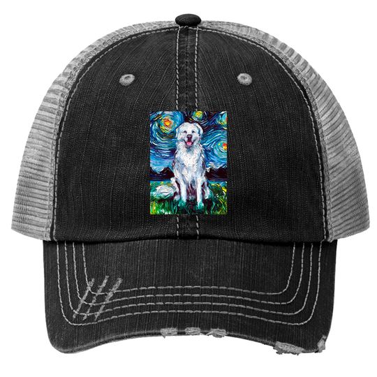 Discover Great Pyrenees Night - Great Pyrenees - Trucker Hats