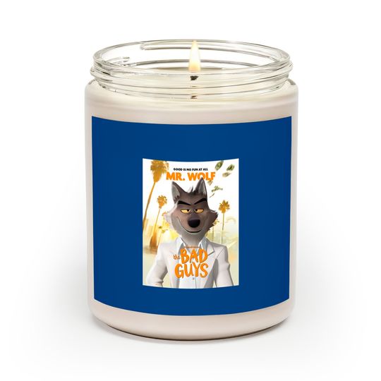 Discover The Bad Guys 2022 Film , The Bad Guys Movie 2022, Mr Wolf Classic Scented Candles