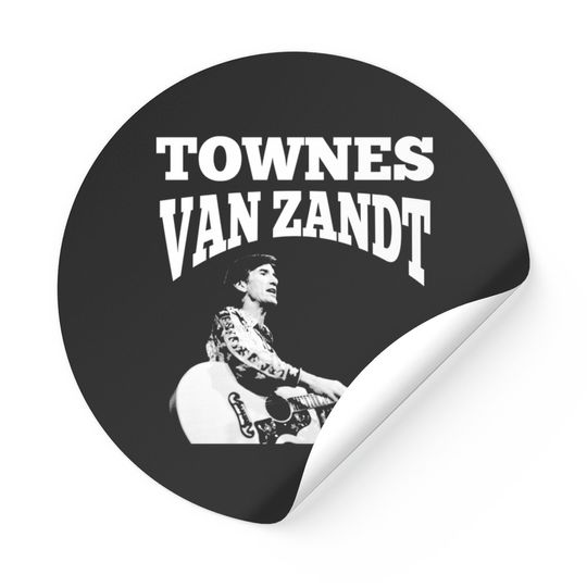 Discover American singer-songwriter legend fans gift - Townes Van Zandt American Songwriting - Stickers