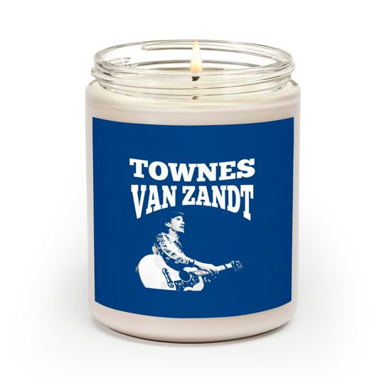 Discover American singer-songwriter legend fans gift - Townes Van Zandt American Songwriting - Scented Candles