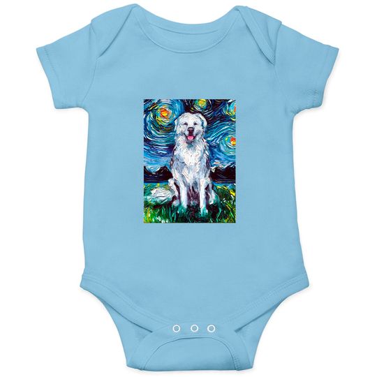 Discover Great Pyrenees Night - Great Pyrenees - Onesies