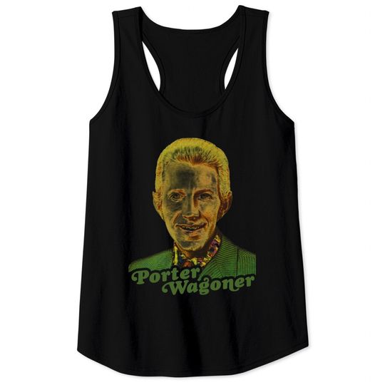 Discover Porter Wagoner // Retro Country Singer Fan Tribute - Classic Country Music - Tank Tops