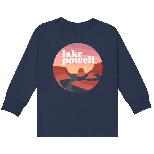 Discover Lake Powell - National Parks -  Kids Long Sleeve T-Shirts