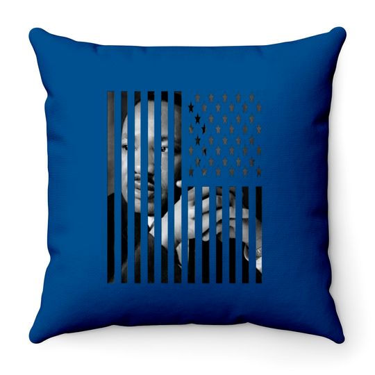 Discover MLK - American Flag - Mlk - Throw Pillows