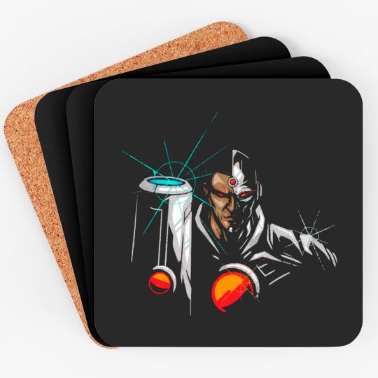 Discover Silver Fists - Mecha - Coasters