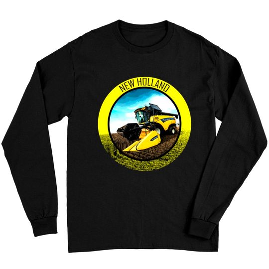 Discover New Holland simple agriculture design - New Holland Combine - Long Sleeves