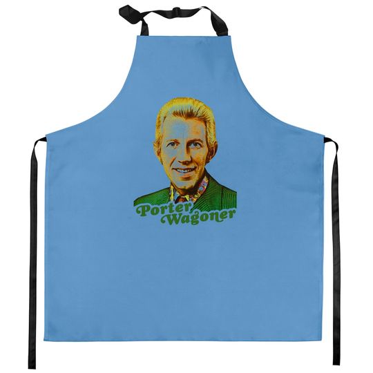 Discover Porter Wagoner // Retro Country Singer Fan Tribute - Classic Country Music - Kitchen Aprons