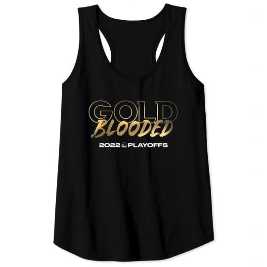 Discover Gold blooded Warriors Tank Tops
