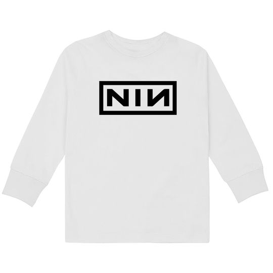 Discover Nine Inch Nails Trent Reznor Logo Tee  Kids Long Sleeve T-Shirts