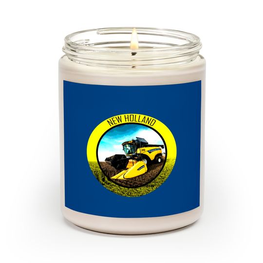 Discover New Holland simple agriculture design - New Holland Combine - Scented Candles