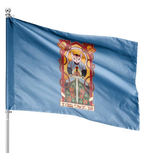 Discover Redwall Tapestry - Martin The Warrior - I AM THAT IS Classic House Flags