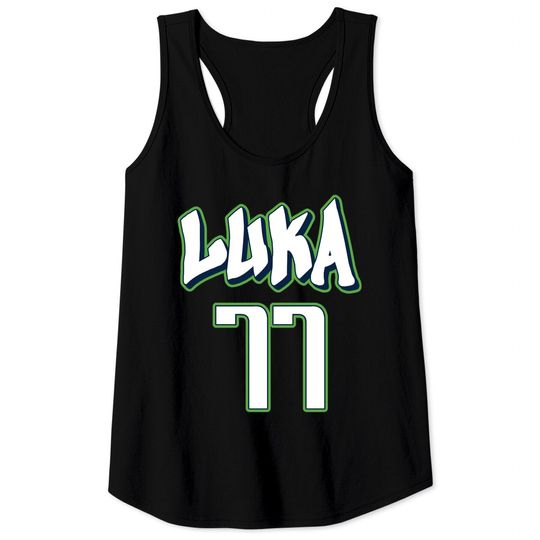 Discover Luka Doncic 77 City Jersey Classic Tank Tops