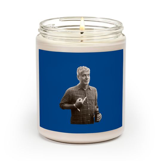 Discover Anthony Bourdain Middle Finger Scented Candles Original