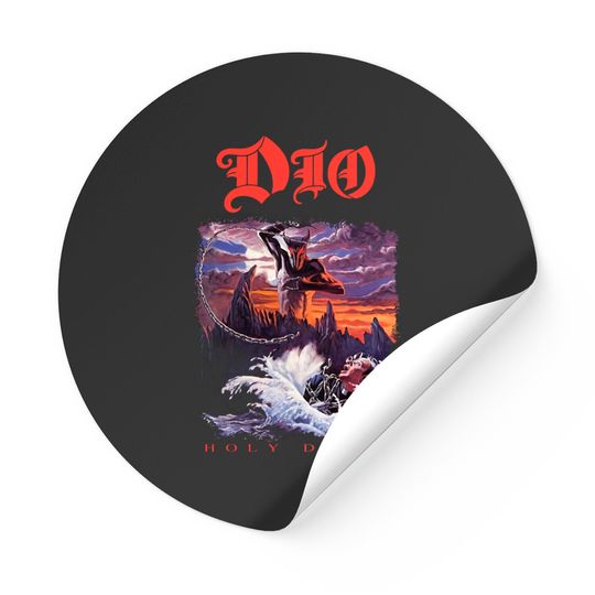Discover Dio Ronnie James Dio Holy Diver Rock Sticker Stickers
