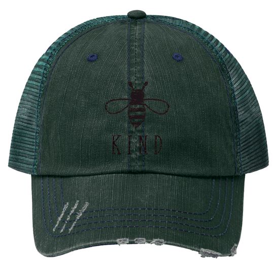 Discover Bee Kind Trucker Hat, Motivational Trucker Hat, Save the bees Trucker Hat, Quotes about life, Bee Trucker Hats, Bee lover gift