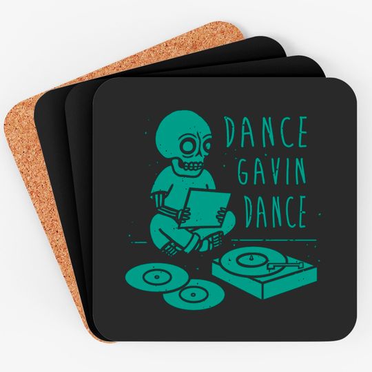 Discover Dance Gavin Dance Graphic Design Coasters