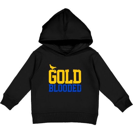 Discover Warriors Gold Blooded 2022 Shirt, Gold Blooded unisex Kids Pullover Hoodies