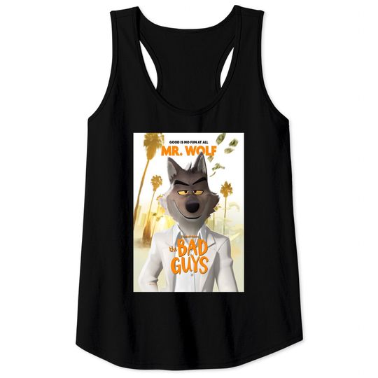Discover The Bad Guys Movie 2022, Mr Wolf  Classic Tank Tops