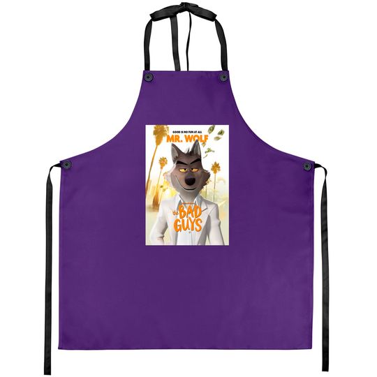 Discover The Bad Guys Movie 2022, Mr Wolf  Classic Aprons