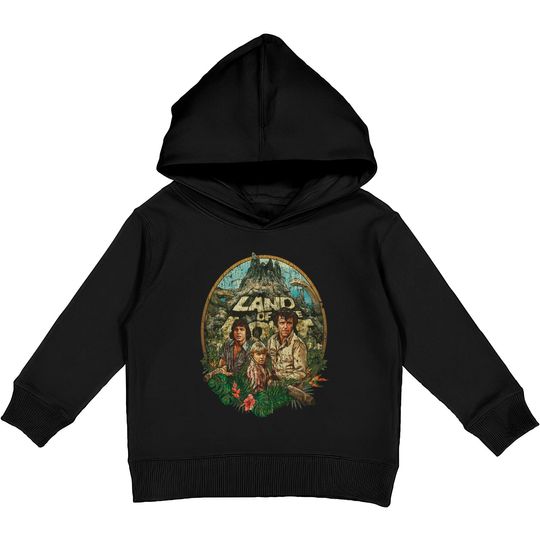 Discover Land of the Lost 1974 - 70s Tv - Kids Pullover Hoodies