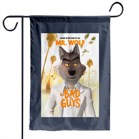 Discover The Bad Guys Movie 2022, Mr Wolf  Classic Garden Flags