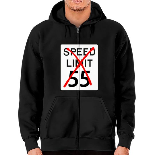 Discover Speed Limit 55 - The Cannonball Run - Zip Hoodies