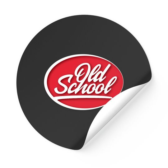 Discover Old School logo - Old School - Stickers