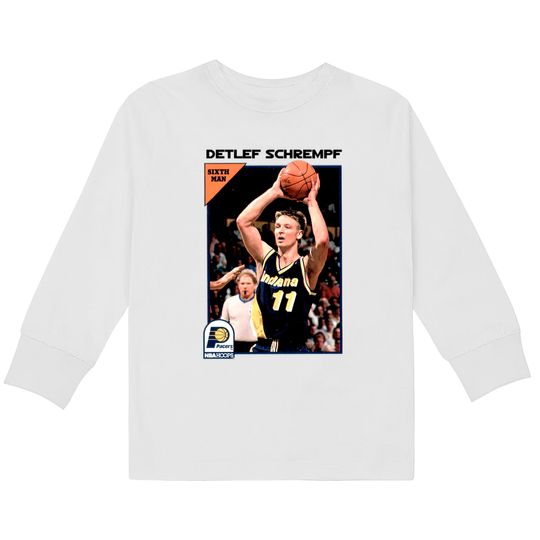 Discover Detlef Sixth Man Schrempf - Basketball -  Kids Long Sleeve T-Shirts