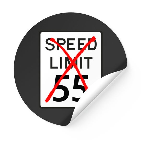 Discover Speed Limit 55 - The Cannonball Run - Stickers