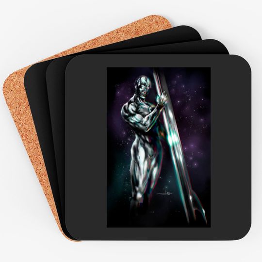 Discover Silver Surf - Silver Surfer Marvel - Coasters