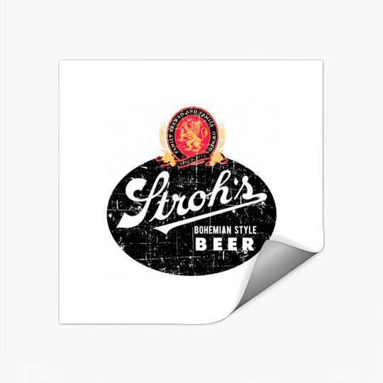 Discover Stroh's Beer - Beer - Stickers