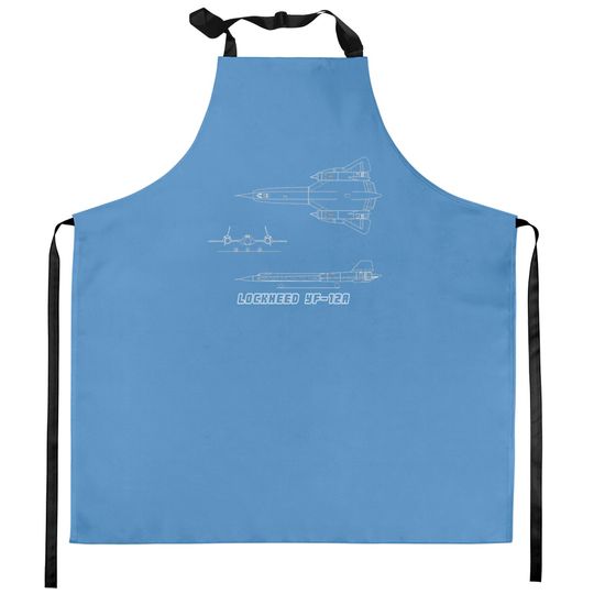 Discover Lockheed YF-12A (Stealth Fighter) (white) - Stealth Fighter - Kitchen Aprons