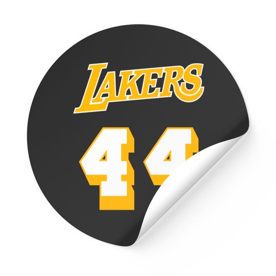 Discover Jerry West Jersey - Jerry West - Stickers