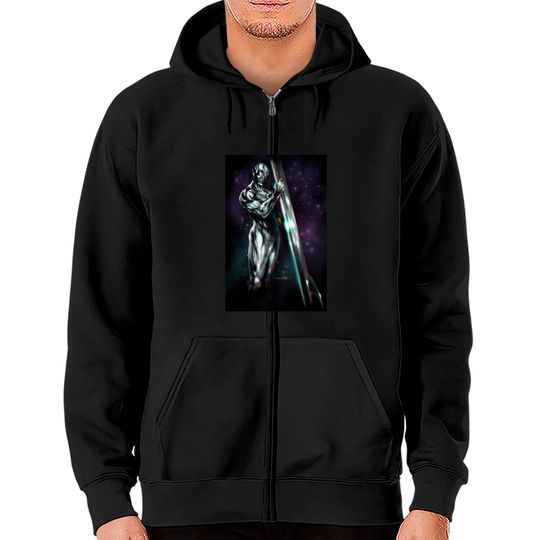 Discover Silver Surf - Silver Surfer Marvel - Zip Hoodies