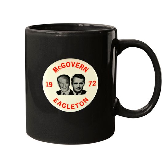 Discover McGovern - Eagleton 1972 Presidential Campaign Button - Politics - Mugs