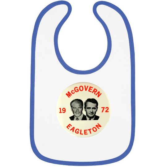 Discover McGovern - Eagleton 1972 Presidential Campaign Button - Politics - Bibs