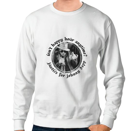 Discover Johnny Depp Sweatshirts, Justice for Johnny Depp Sweatshirts