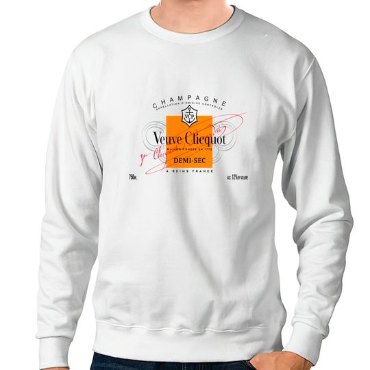Discover Champagne Veuve Rose Pullover Sweatshirts, Champagne Tennis Club Shirt, Orange Champagne Ros Label, Vintage Style Tennis Tee