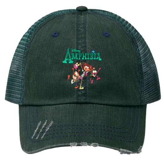 Discover Disney Amphibia Trucker Hats All Characters, Disney Characters Trucker Hat, Matching Trucker Hat, Disney World Trucker Hat, Disneyland Trucker Hat.