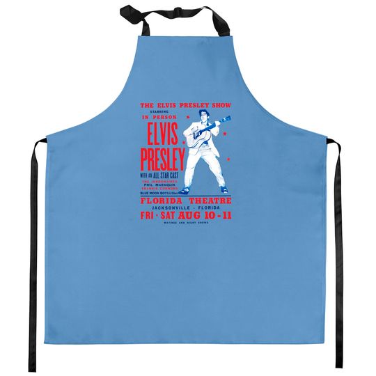 Discover Kitchen Aprons Elvis Presley Wild In The Country Retro Vintage The King Rock N Roll