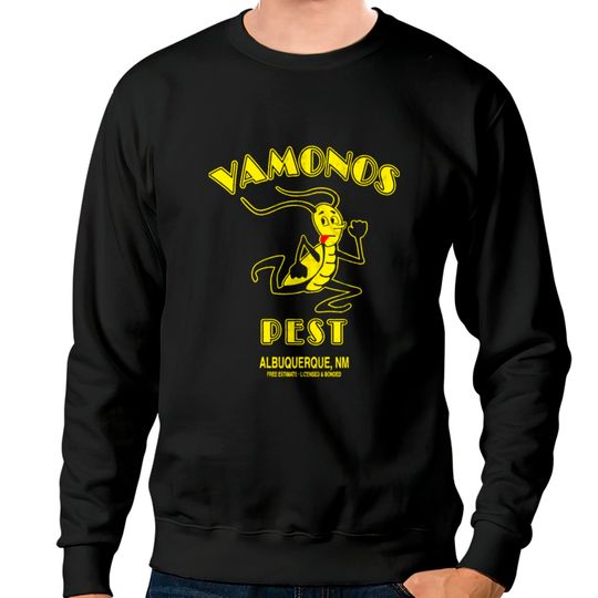 Discover Vamonos Pest Control Logo Sweatshirts
