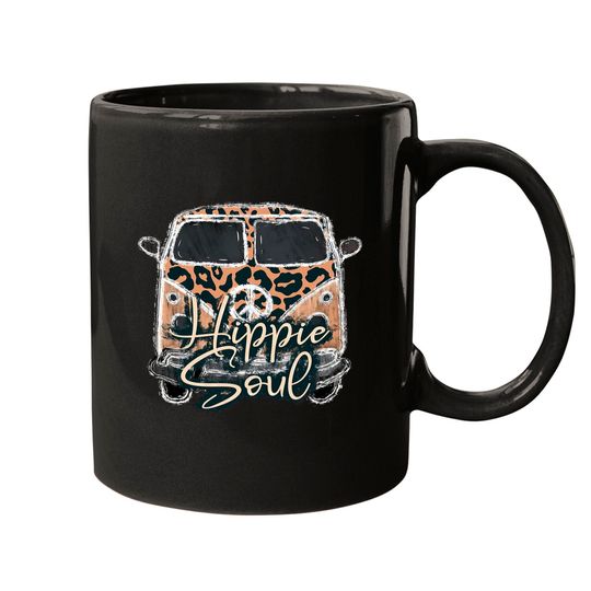Discover Hippie Soul VW Van by Clementines Mugs