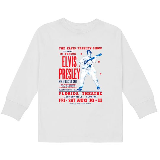 Discover Kids Long Sleeve T-Shirts Elvis Presley Wild In The Country Retro Vintage The King Rock N Roll