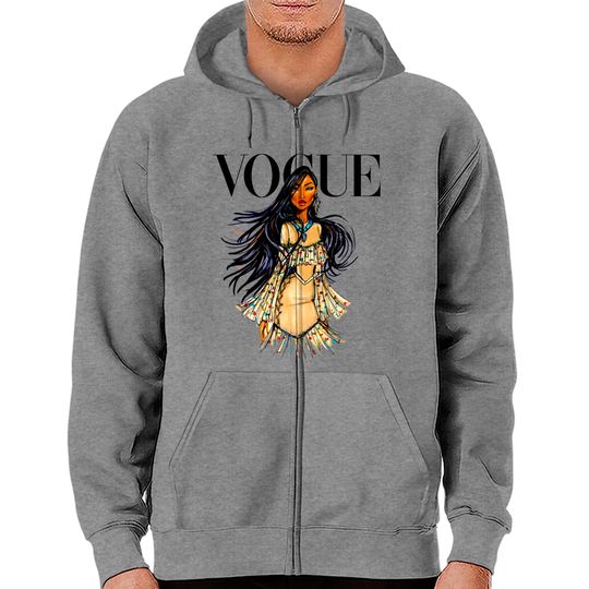 Discover Princess Pocahontas Zip Hoodies