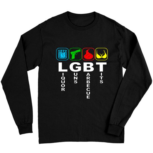 Discover LGBT Parodie Liquor Guns Barbecue Tits Long Sleeves