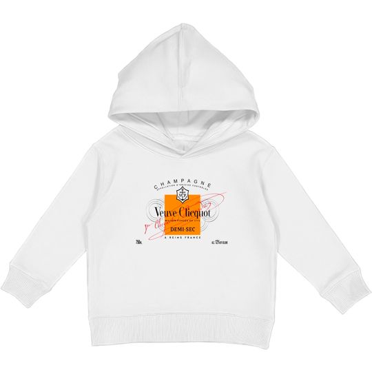 Discover Champagne Veuve Rose Pullover Kids Pullover Hoodies, Champagne Tennis Club Shirt, Orange Champagne Ros Label, Vintage Style Tennis Tee